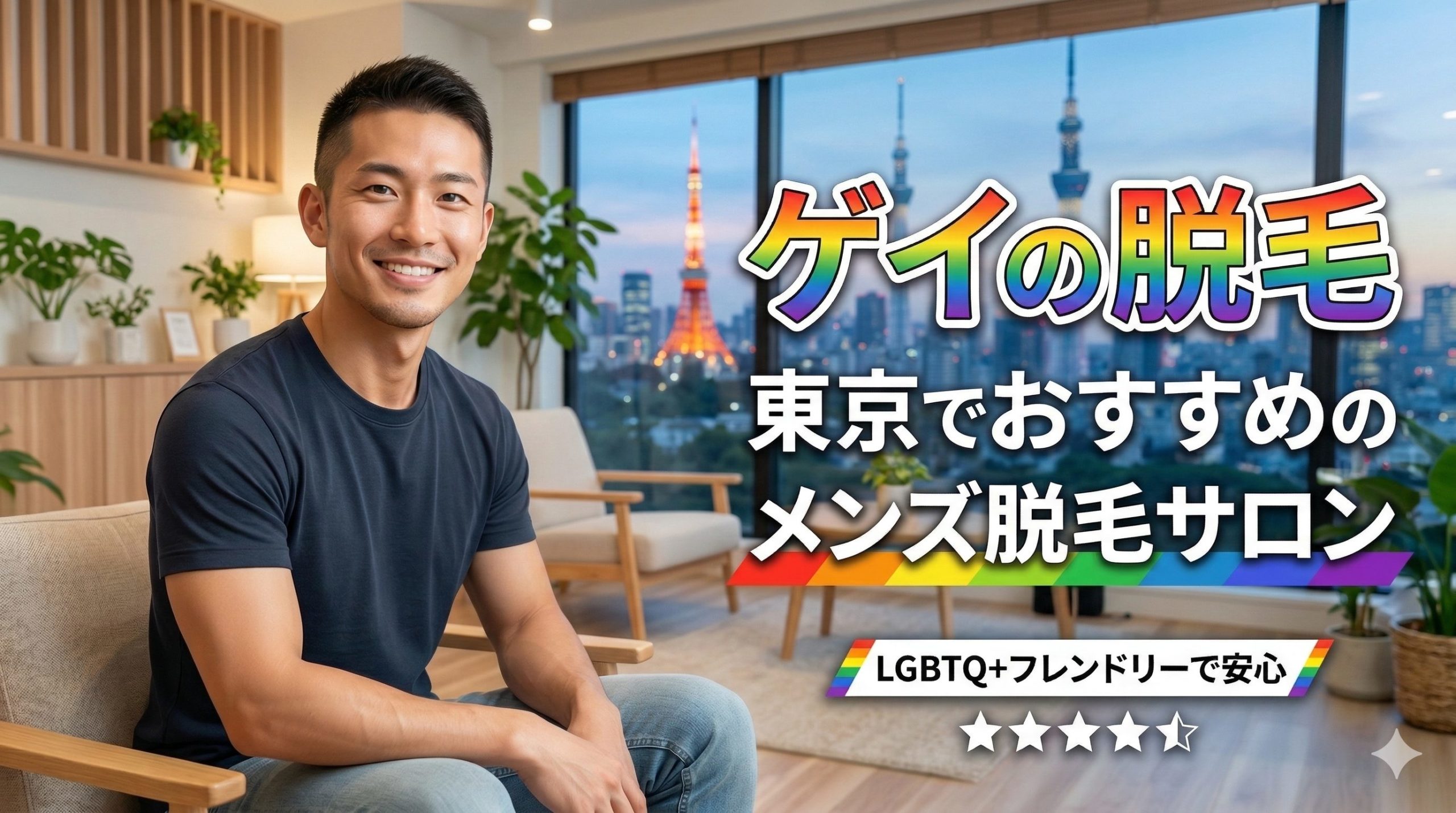 ゲイの脱毛東京でおすすめのメンズ脱毛サロン